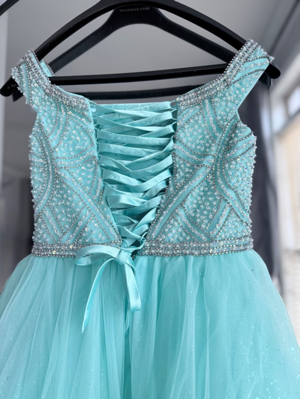 Tiffany Princess Beaded Tulle Ball Gown - Picture 8 of 8